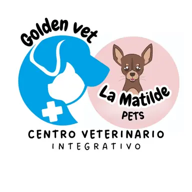 Logo de Golden Vet y La Matilde Pets Centro Veterinario Integrativo
